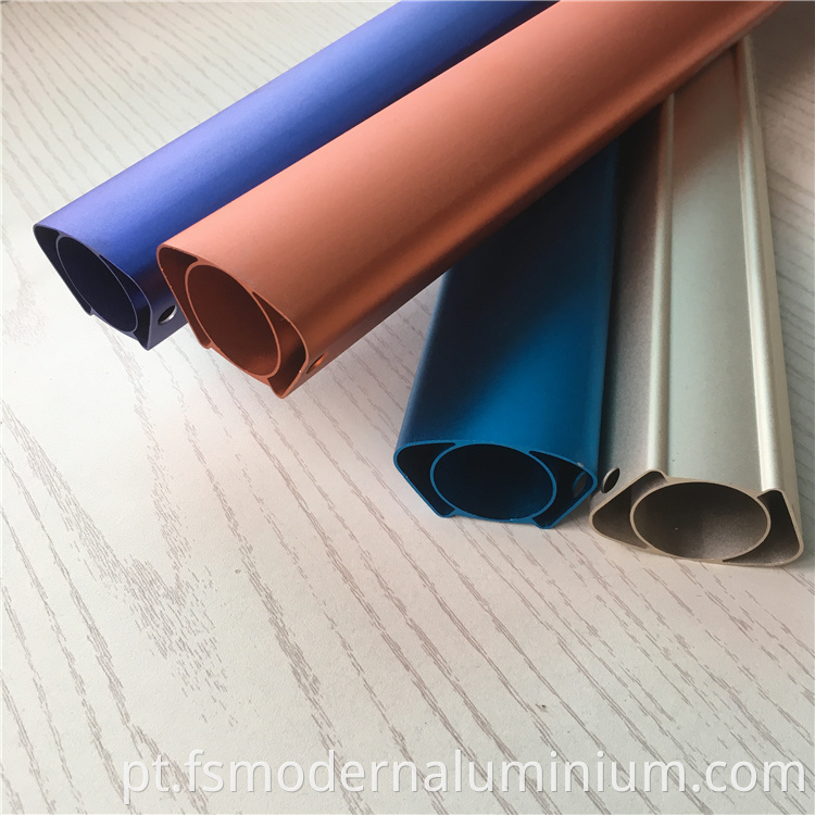 Standard Size Custom Type Aluminium Extrusion Profile For Guardrail3